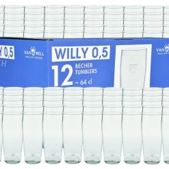 Null 120er Set Bierglas Willibecher 0,5l Geeicht