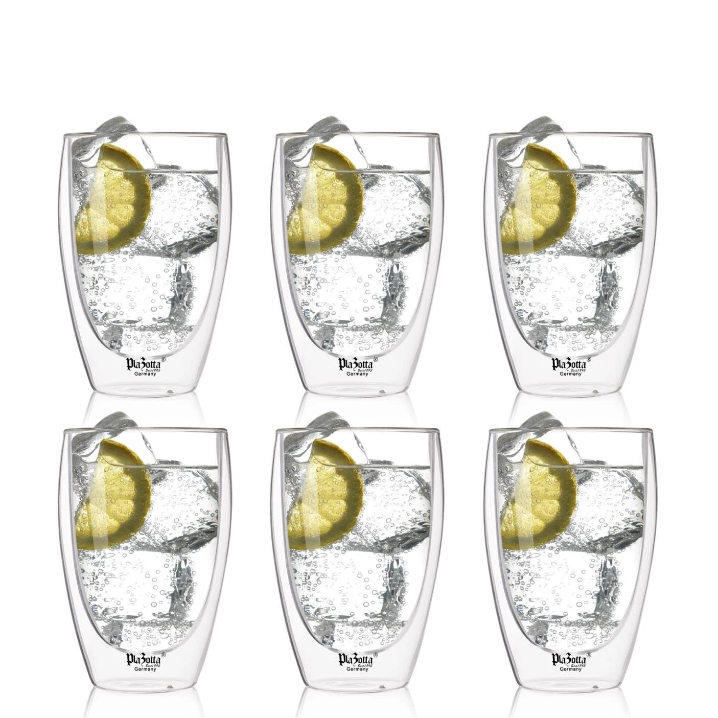 Null Trinkglas Sorgente 450ml Klar 6er Set – Bild 4