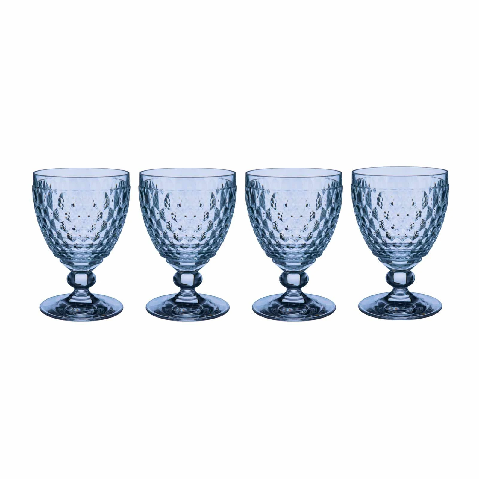 Villeroy & Boch Boston Coloured Rotweinglas 310 Ml Blau 4er Set
