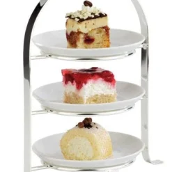 APS Serviergestell/Servierständer/Telleretagére/Tellerhalter22,5 X 16,5 Cm, H: 25,5 Cm