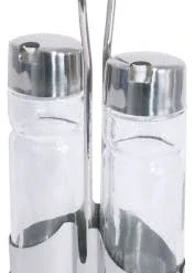 Contacto 4x Menage Essig/Öl 3-tlg. NEW LINE, Länge: 11 Cm, Breite: 5 Cm, Höhe: 22 Cm