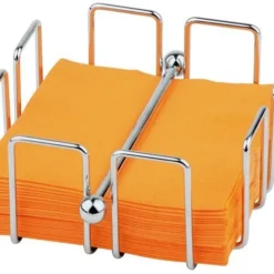 APS Serviettenhalter/Serviettenbox/Serviettenbehälter -BAR-14 X 14 Cm, H: 6,5 Cm