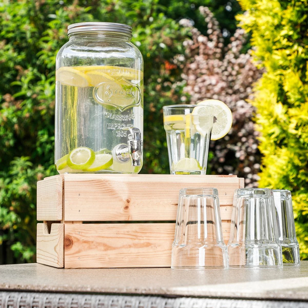 Null GetrĂ€nkespender Mit Zapfhahn 3 Liter Wasserspender Saftspender Karaffe Limonade â Bild 7