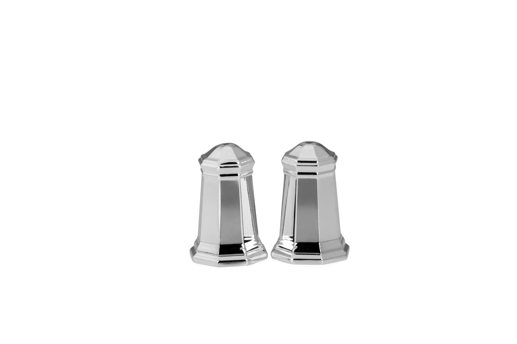 Null Streuerpaar/Zahnstocherbehälter Auf Tablett, 4-teilig Versilbert Anlaufgeschützt – Bild 2