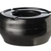 APS Wind-Aschenbecher Melamin Schwarz Ø 12 Cm