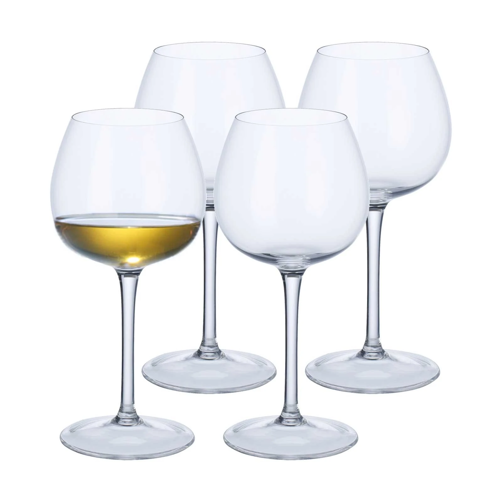 Villeroy & Boch PURISMO WINE Weißweinkelch Weich & Rund 390 Ml 4er Set