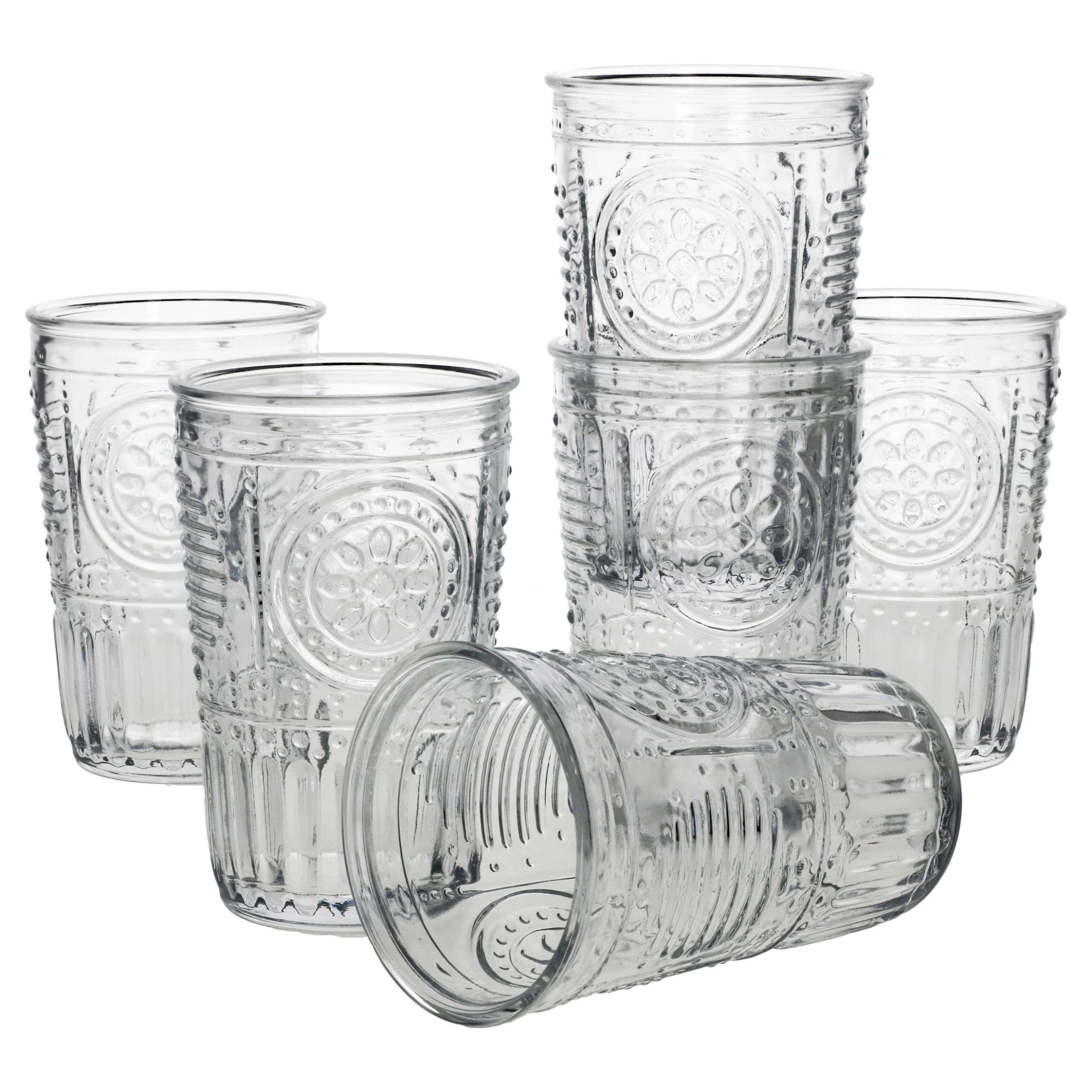 Null 4er Set Romantic Longdrink-Glas Klar 340ml – Bild 3