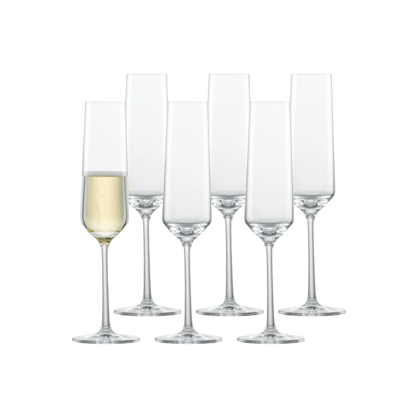 Null Zwiesel Glas Sektglas Pure Mit Moussierpunkt 2er Set – Bild 2
