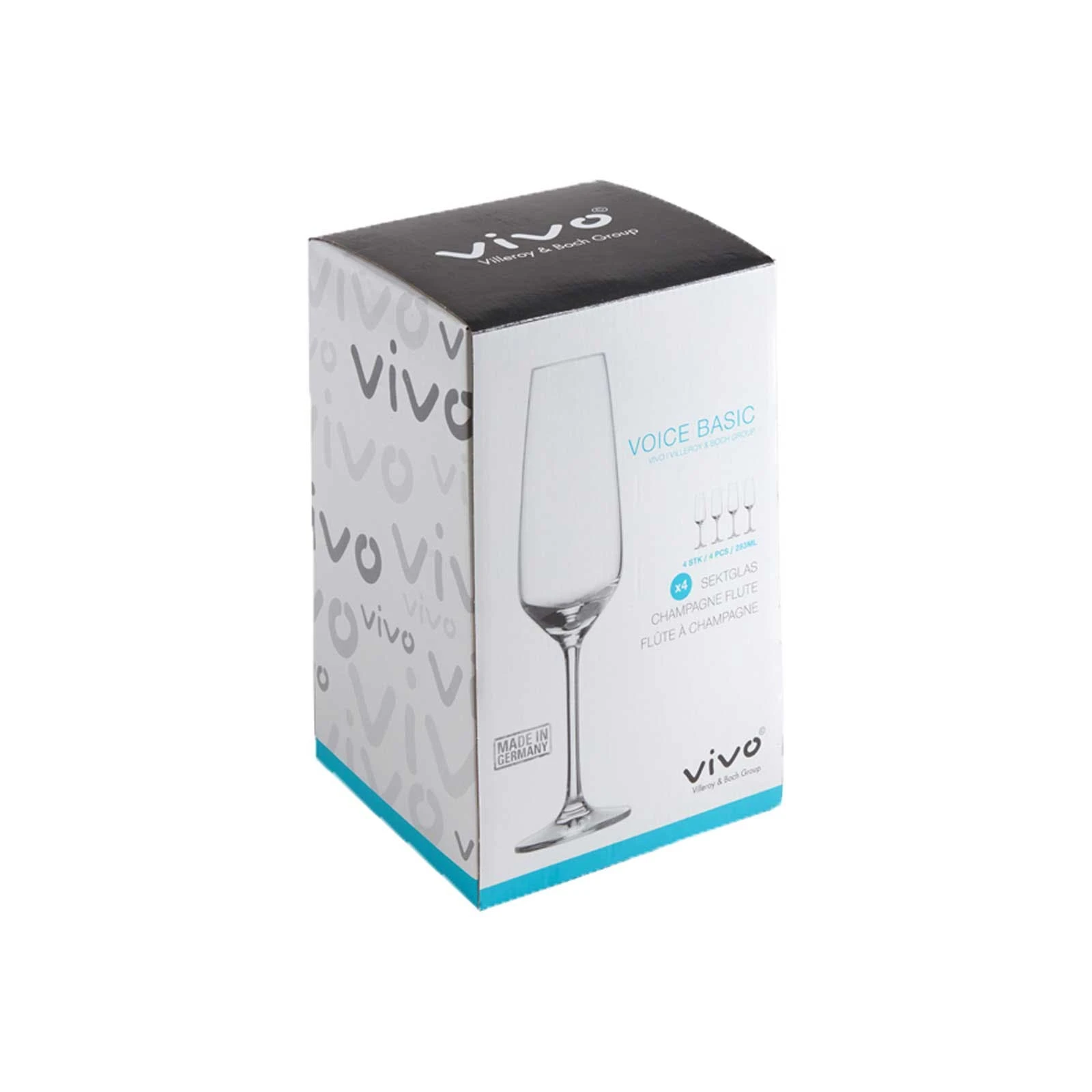 Villeroy & Boch Voice Basic Glas Sektglas 4er Set – Bild 6