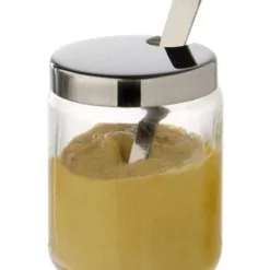 APS 40464 Senf-Töpfchen Komplett Mit Deckel Und Löffel