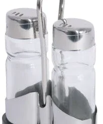 Contacto 7x Menage Salz/Pfeffer 3-tlg. NEW LINE, Länge: 8 Cm, Breite: 3,5 Cm, Höhe: 12 Cm,