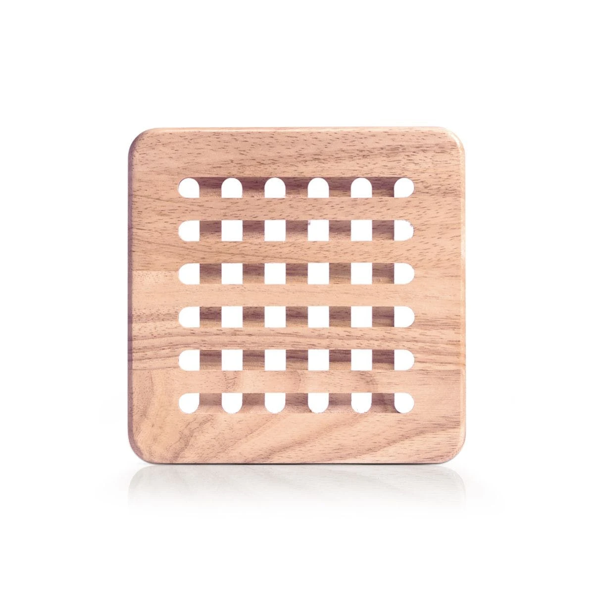 Null Zeller Untersetzer Topfuntersetzer Pfannenuntersetzer Buchenholz 20 X 20 X 1,5cm