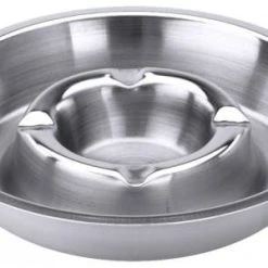 10x Contacto Aschenbecher Aus Edelstahl