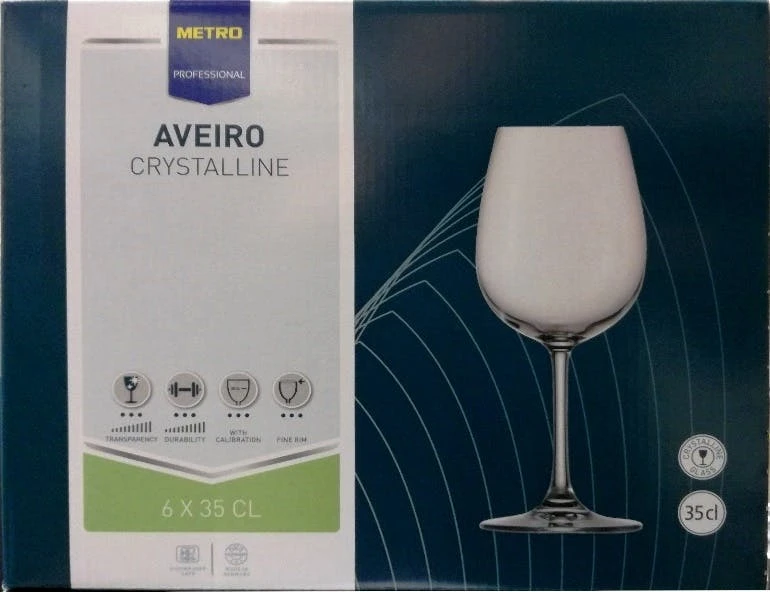 Metro-professional METRO Professional Weißweinglas Aveiro, Kristallglas, 35 Cl, Geeicht, 6 Stück – Bild 6
