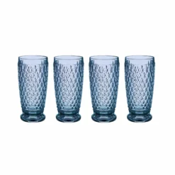 Villeroy & Boch Boston Coloured Longdrinkglas 400 Ml Blau 4er Set