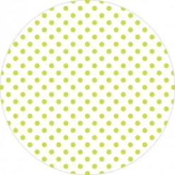 Mank Tassendeckchen - Antonia-Punkte In Lime, Tissue Mit Folienbeschichtung, Ø 90 Mm, 250 Stück - Einweg Untersetzer Für Gläser Tassen Vasen
