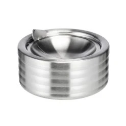 Null Edelstahl Aschenbecher Klappaschenbecher Sturmaschenbecher Gluttöter Kippentöter