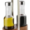APS Essig- Und Öl-Menage -WOOD-16 X 7,5 Cm, H: 24,5 Cm
