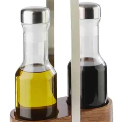 APS Essig- Und Ăl-Menage -WOOD-16 X 7,5 Cm, H: 24,5 Cm