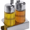 Contacto Menage Öl/Essig, Mit Geriffelten Glaseinsätzen