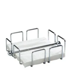 APS Serviettenhalter/Serviettenbox/Serviettenbehälter -WIRE-19 X 19 Cm, H: 6,5 Cm