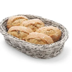 Hendi Brotkorb, Oval, 320x230x70 Mm, Grau