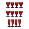 Villeroy & Boch Boston Coloured Weißwein- & Sektgläser Set 12er Set Rot
