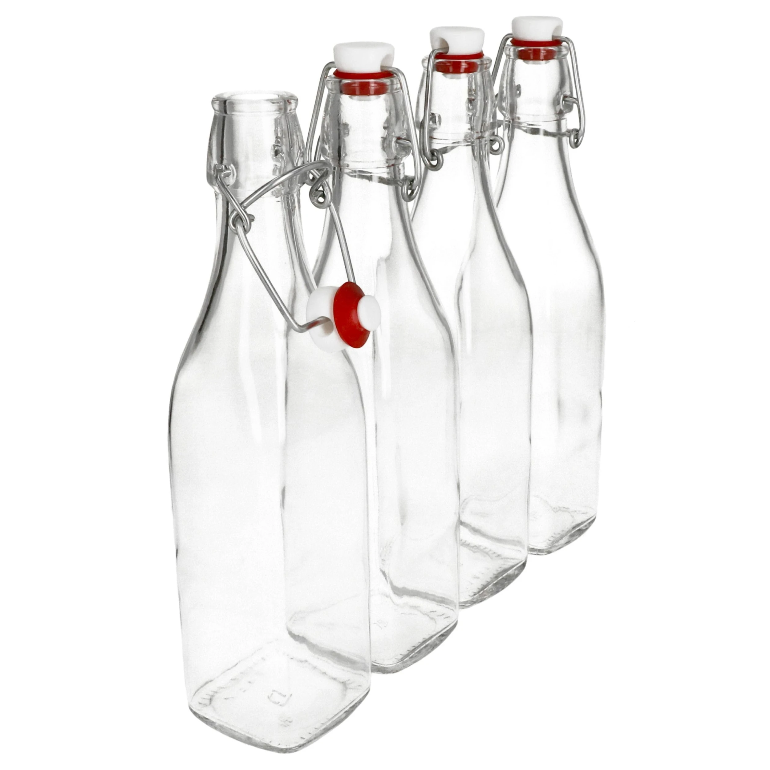 Null 2er Set Glasflaschen Serie Swing Mit Bügelverschluss 0,50 Liter – Bild 2