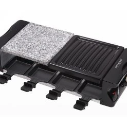 Alternative view of Null Michelino Raclett BBQ-Grill Für 8 Personen Mit 8 St. PP-Spateln Tischgrill Grill Platte