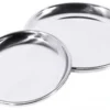Contacto 4x Universal-Untersetzer Aus Edelstahl 18/10, Hochglänzend, Glatte Bodenfläche, Als