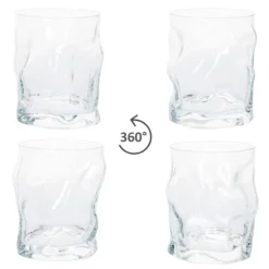 Null 2er Set Whiskyglas Sorgente Klar 420ml