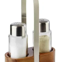 APS Pfeffer- Und Salz-Menage -WOOD11,5 X 5,5 Cm, H: 17 Cm