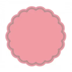 Mank Tassendeckchen In Rosa, Ø 90 Mm, 250 Stück - Einweg Untersetzer Für Tassen Gläser Vasen