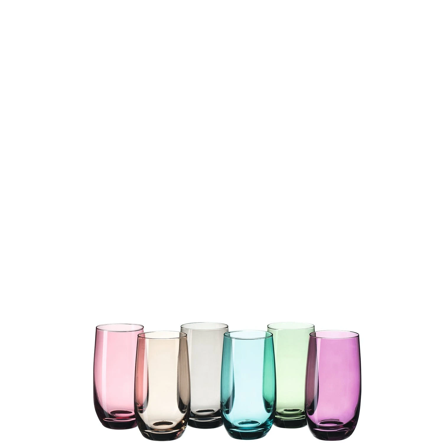 LEONARDO Trinkglas OPTIC 6 Stück Sortiert 300 Ml Farbig – Bild 5