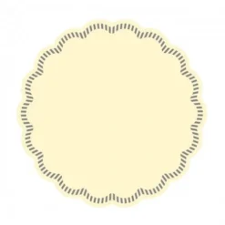 Mank Tassendeckchen In Creme, Ø 90 Mm, 250 Stück - Einweg Untersetzer Für Tassen Gläser Vasen