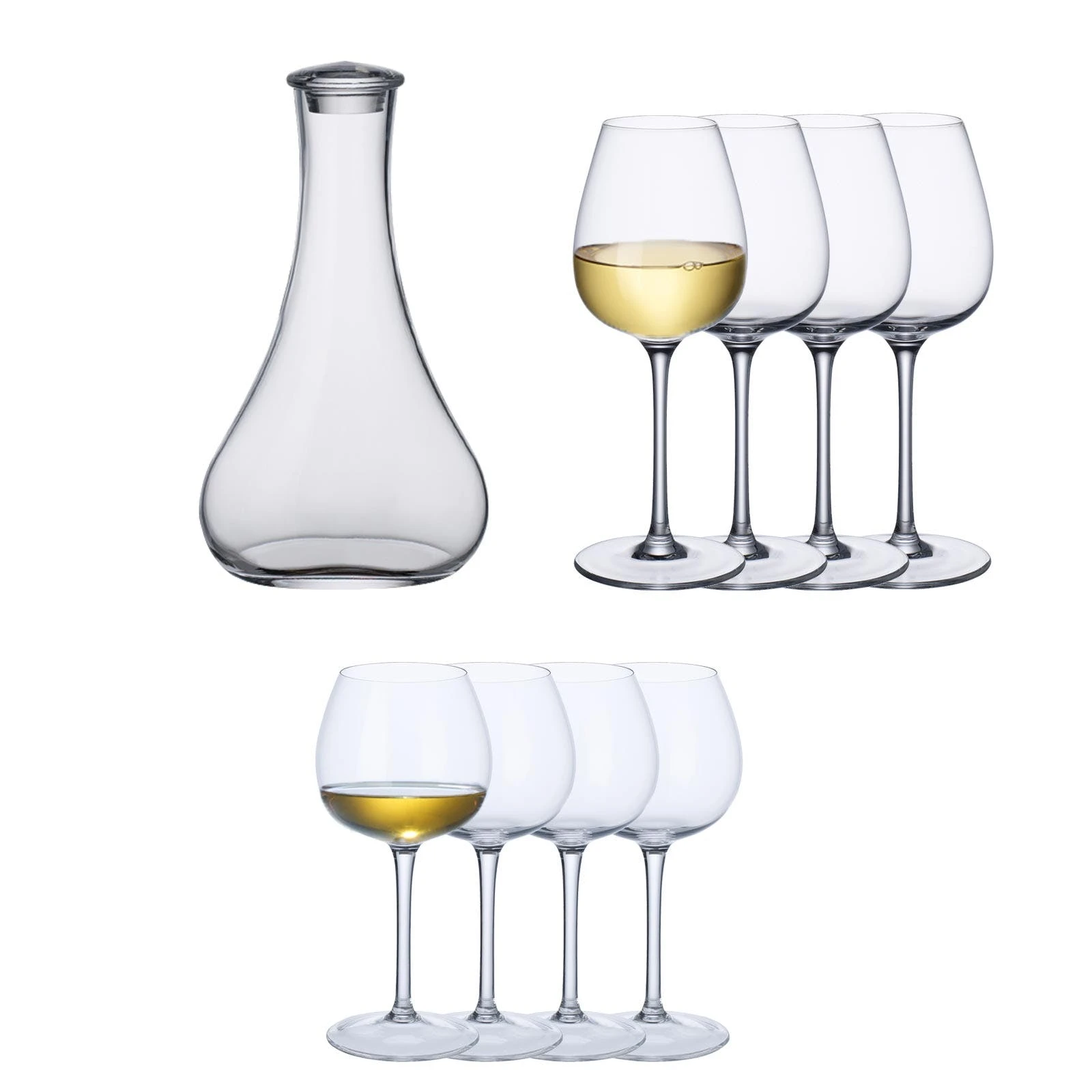 Villeroy & Boch PURISMO WINE Weißweinset 9-tlg.