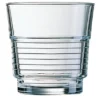 24x Arcoroc Becherglas SPIRALE, Inhalt: 0,25 Liter, Höhe: 84 Mm, Durchmesser: 82 Mm