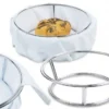 Contacto 3x Brötchenkorb Aus Verchromtem 5 Mm Starkem Stahldraht, Stoff- Oder Papierservietten
