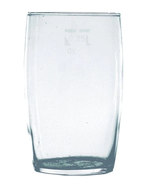 Null TableRoc 701080 Matador Universalglas, 290ml, Mit Füllstrich Bei 0,25l, Glas, Transparent, 12 Stück