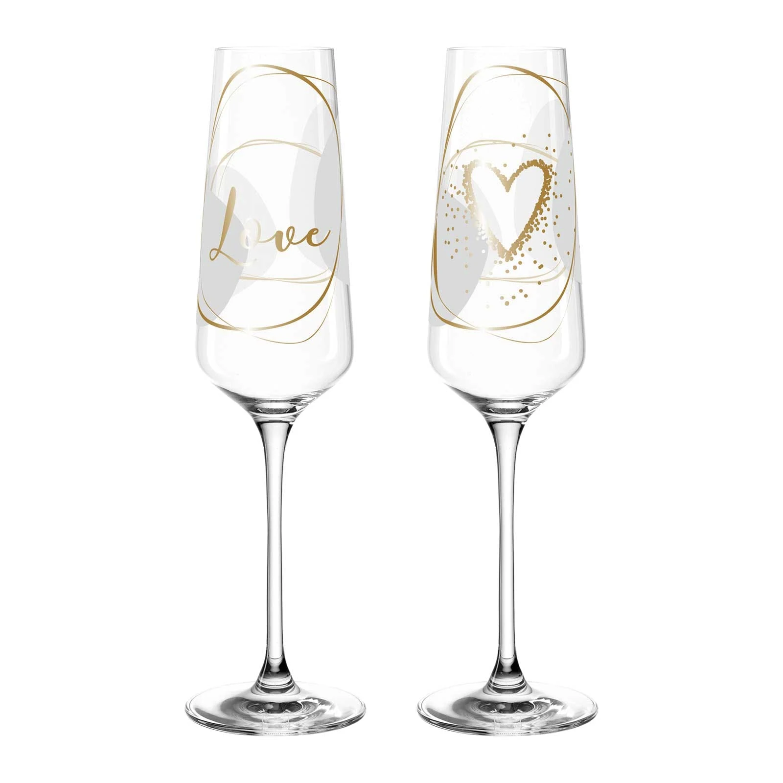 Leonardo PRESENTE Sektglas "Love" 0,22 L 2er Set