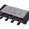 Null Raclett BBQ-Grill Für 8 Personen Mit 8 Steinplatte PP-Spateln Tischgrill Mit Steinplatte Ganz
