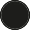 Mank Tassendeckchen Aus Tissue Ø 90mm, 250 Stück - Uni Schwarz - Einweg Untersetzer Für Tassen Gläser Vasen