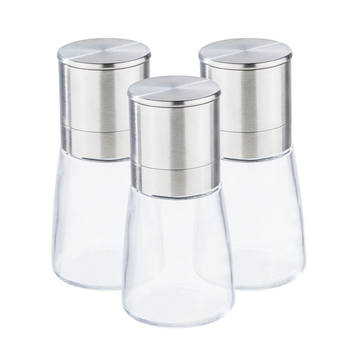 Null 3er Set Gewürzmühlen Salzmühle Pfeffermühle Mühle Chillimühle