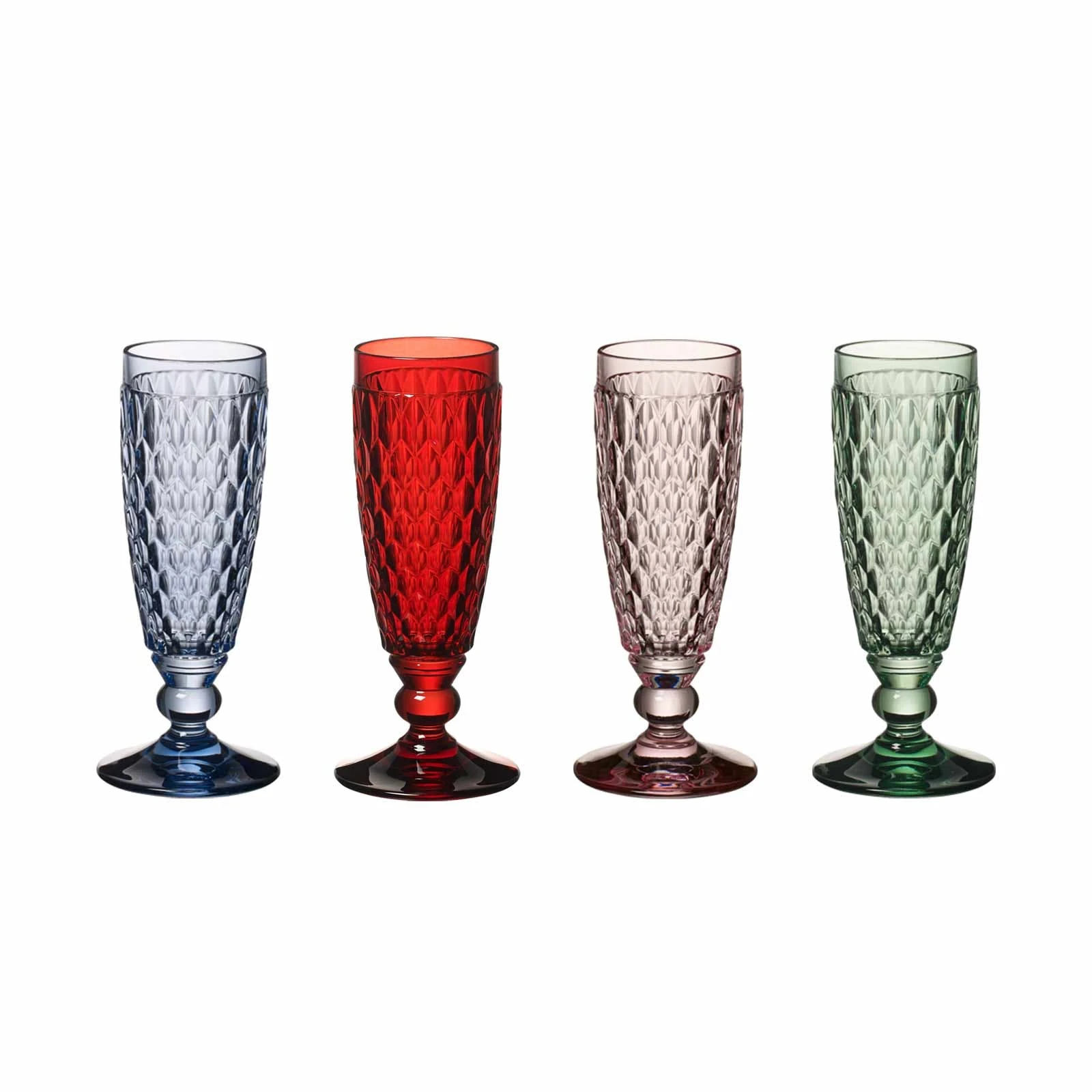 Villeroy & Boch Boston Coloured Sektglas 145 Ml Rot 4er Set – Bild 2