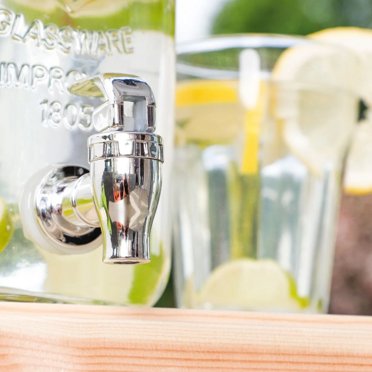 Null GetrĂ€nkespender Mit Zapfhahn 3 Liter Wasserspender Saftspender Karaffe Limonade â Bild 6