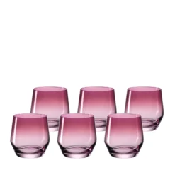 Leonardo PUCCINI Trinkglas 310 Ml Violett 6er Set
