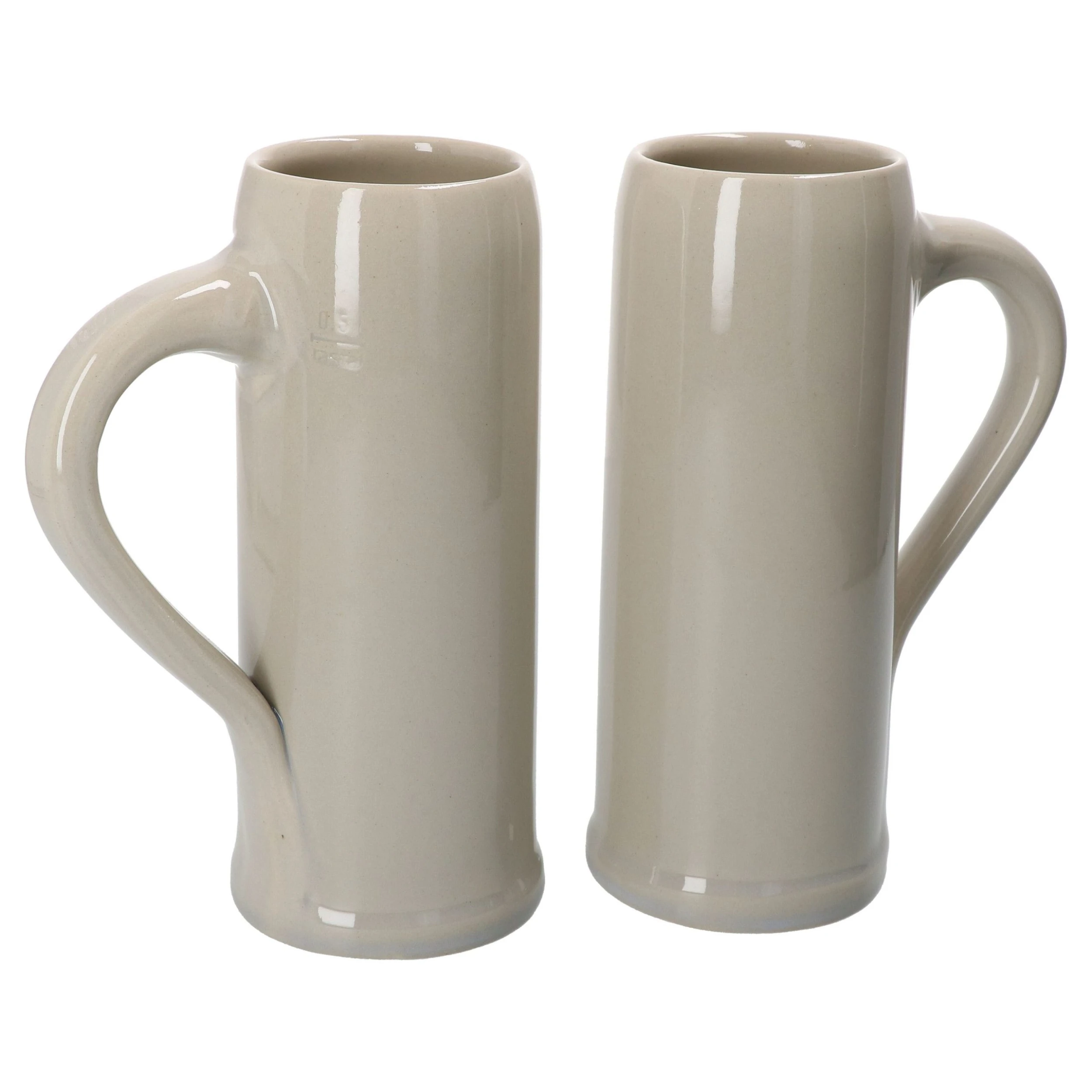 Null 2er Set KannenbĂ€cker Krug Mit Henkel 1 Liter Geeicht Keramik â Bild 2
