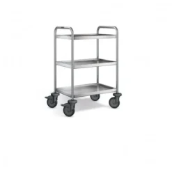 Null Servierwagen SW-6X4-3 Kunststoff Rollen