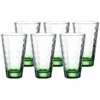 Leonardo OPTIC Trinkglas Groß 300 Ml Grüner Boden 6er Set