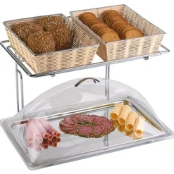 APS Buffetgestell -DOPPELDECKER-50 X 34 Cm, H: 37,5 Cm